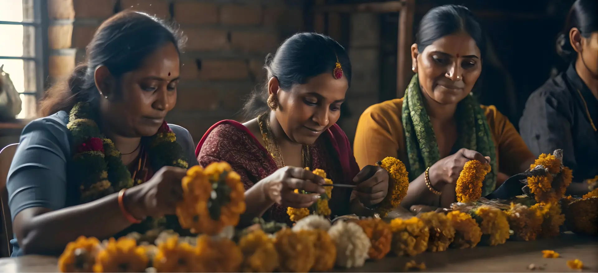 candid-shot-group-women-creating-labh-pancham-garlands-concept-as-candid-shot-capturing (1)